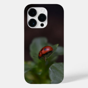 Ladybug on Flowers Case-Mate iPhone 14 Pro Case