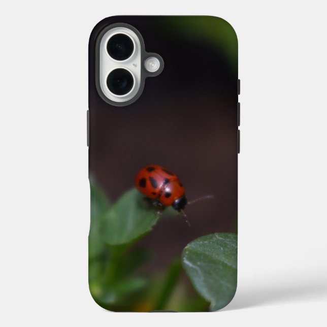 Ladybug on Flowers Case-Mate iPhone Case (Back)