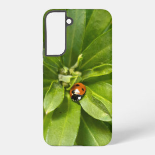 Ladybug on Flowers Samsung Galaxy Case