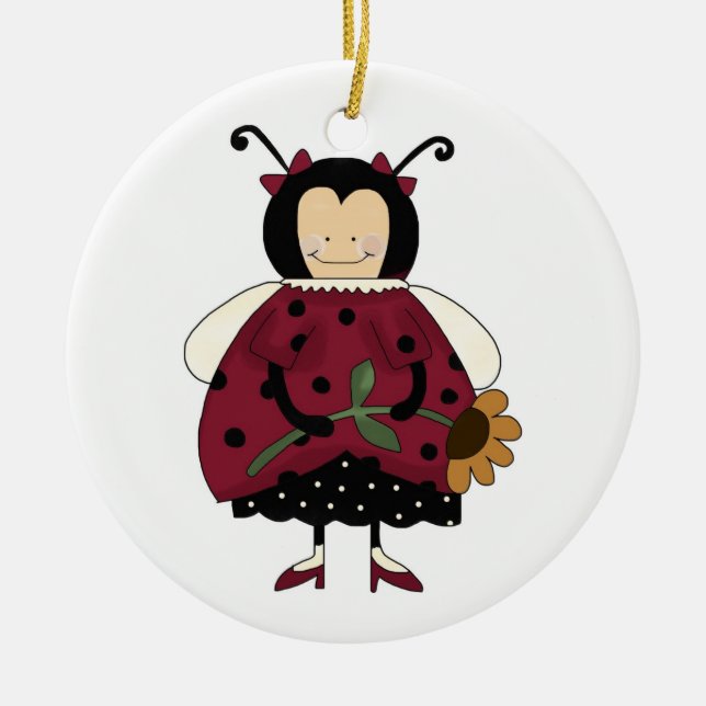 Ladybug ornament (Front)