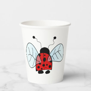 Ladybug  paper cups