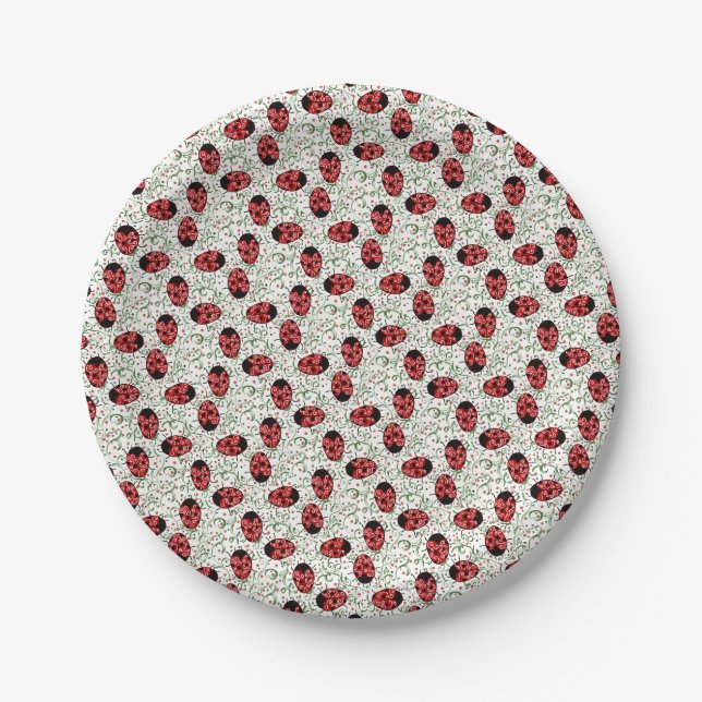 Ladybug Paper Plate (Front)