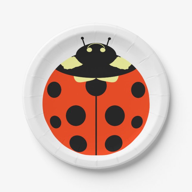 ladybug paper plate (Front)
