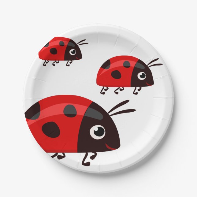 Ladybug Paper Plate (Front)