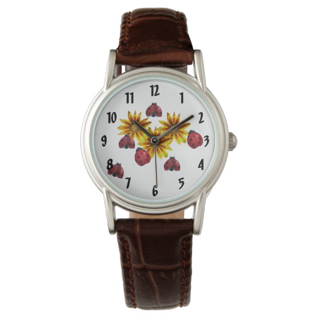 Ladybug Party Wristwatch (Front)