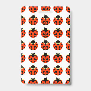Ladybug Pattern Badge