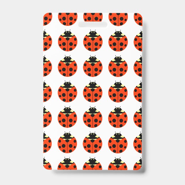 Ladybug Pattern Badge (Front)