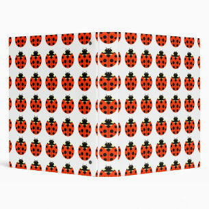 ladybug pattern binder