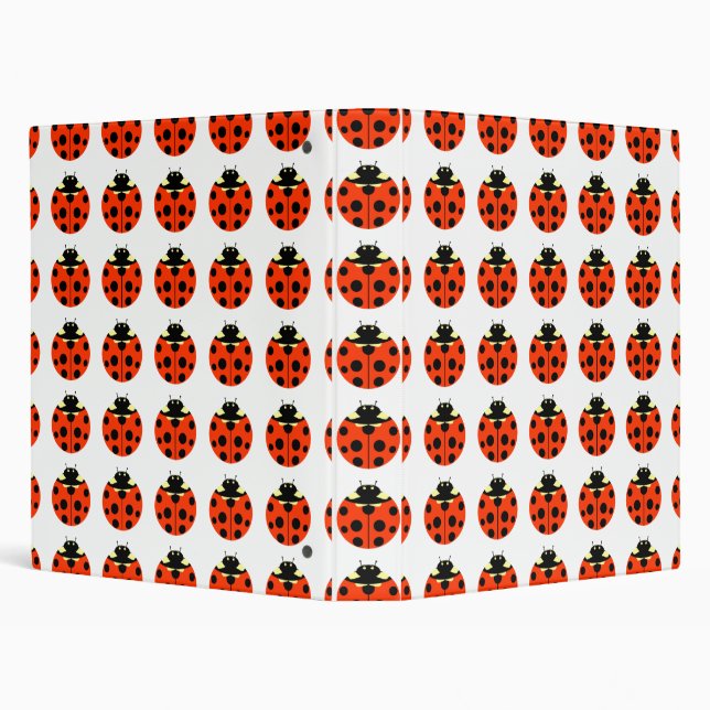 ladybug pattern binder (Background)