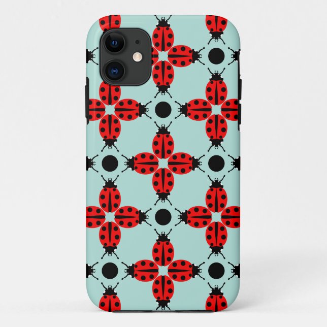 Ladybug Pattern Case-Mate iPhone Case (Back)