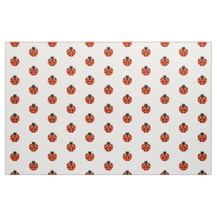 ladybug pattern fabric