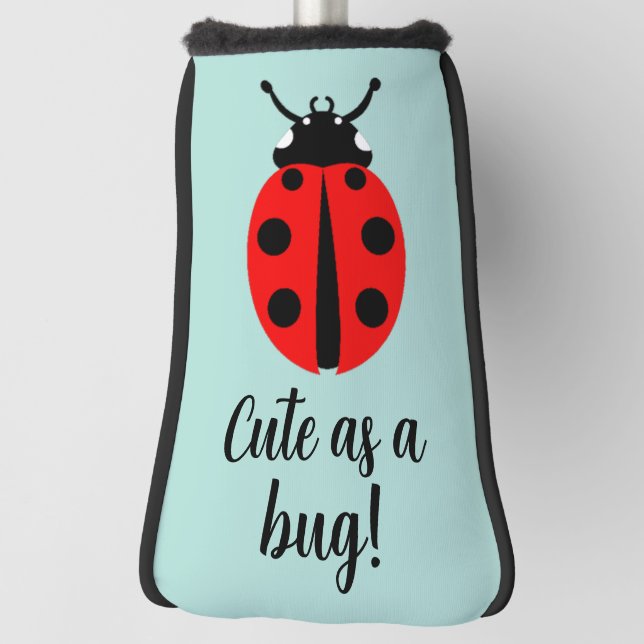 Ladybug Pattern  Golf Head Cover (Rotate 90)
