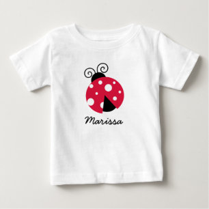 Ladybug Personalized Templates Baby T-Shirt