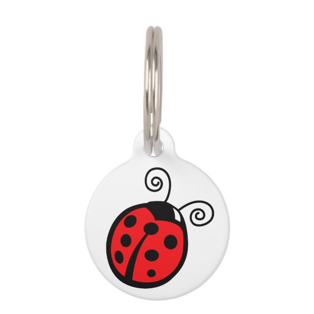 Ladybug Pet Tag (Front)