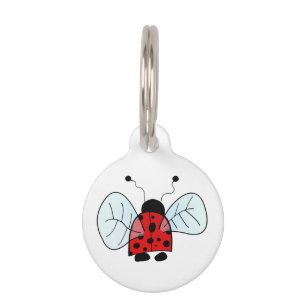 Ladybug pet tag