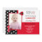 Ladybug Photo 1st Birthday Party Invitation