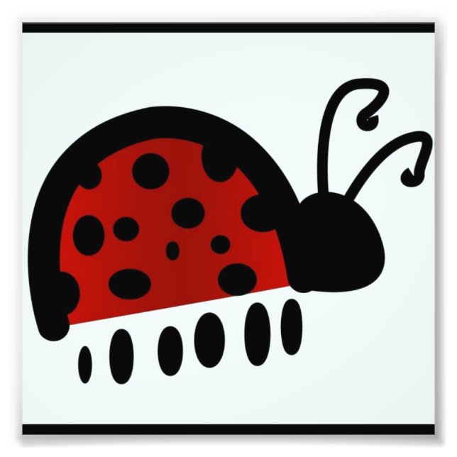 Ladybug Photo Print (Front)