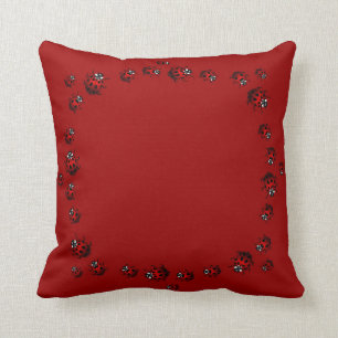 Ladybug Pillows Ladybird Art Pillows Ladybug Decor