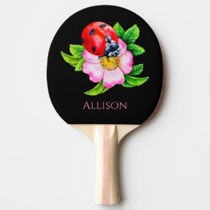 Ladybug ping pong paddle