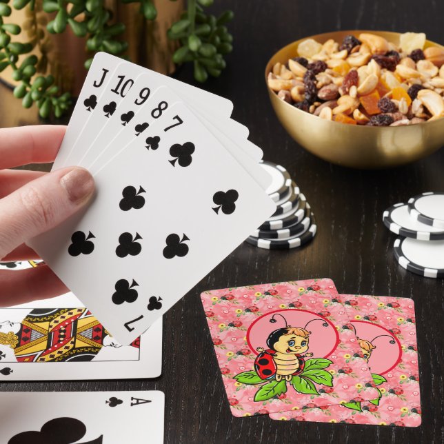 Ladybug  playing cards (In Situ)