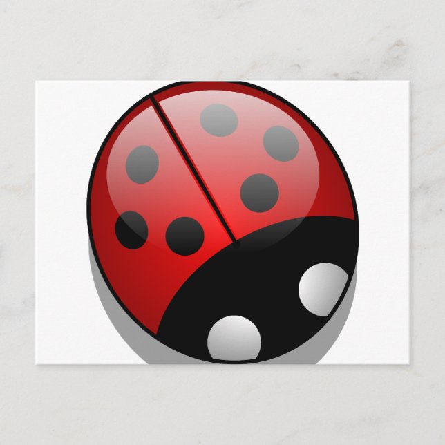 Ladybug Postcard (Front)