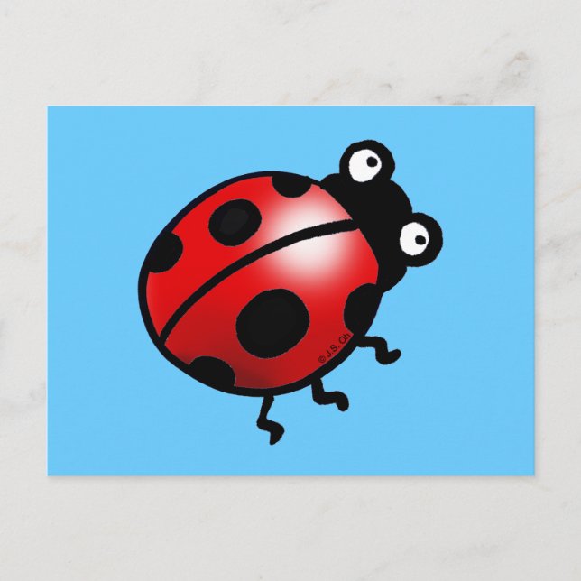 Ladybug Postcard (Front)