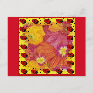 Ladybug Postcard