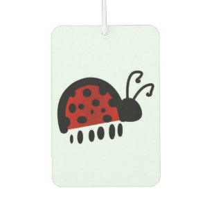 Ladybug Postcard Air Freshener