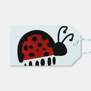 Ladybug Postcard Gift Tags