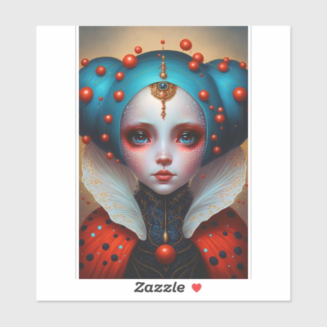 Ladybug Queen Cute Fantasy Art (Sheet)