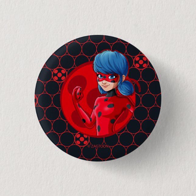 Ladybug Red Badge 1 Inch Round Button (Front)