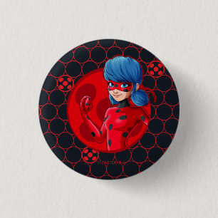Ladybug Red Badge 1 Inch Round Button