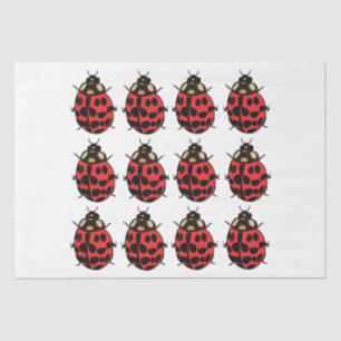Ladybug Red Black Insect Ladybug Tissue Paper
