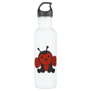 Ladybug Red Cute Animals For Kids 710 Ml Water Bottle