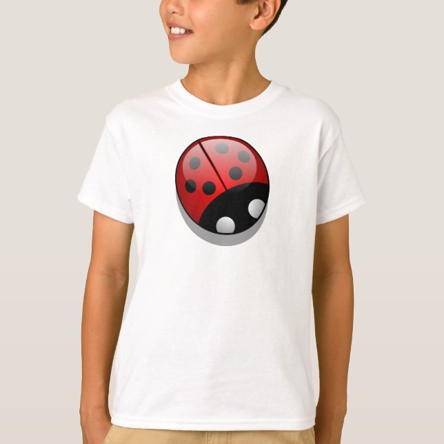 Ladybug, Red Ladybug, Cute Ladybug, Lady Beetle  T-Shirt (Front)