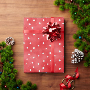 Ladybug Red White Dots Birthday Wrapping Paper