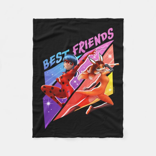 Ladybug & Rena Rouge | Best Friends Fleece Blanket (Front)