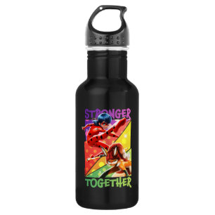 Ladybug & Rena Rouge   Stronger Together 532 Ml Water Bottle