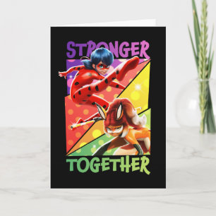 Ladybug & Rena Rouge Stronger Together Card
