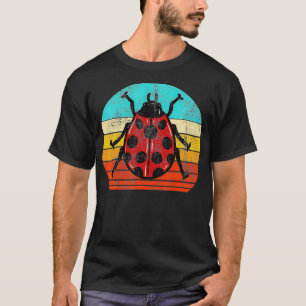 Ladybug Retro Coccinellidae Lover Entomologist Stu T-Shirt