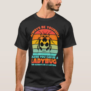Ladybug Retro Vintage Beetles Entomologists T-Shirt