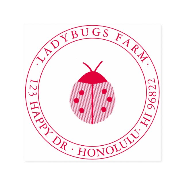 LADYBUG See Colour Selections Self-inking Stamp (Design)