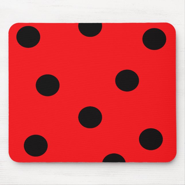 Ladybug Spots Mousepad (Front)