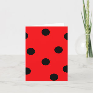 Ladybug Spots Note Card