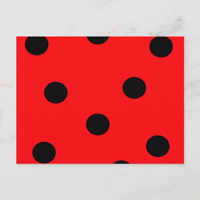 Ladybug Spots Postcard (Front)