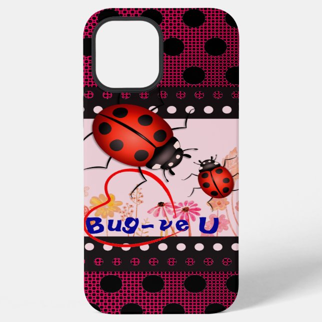 Ladybug Spotted Bug iPhone Case (Back)
