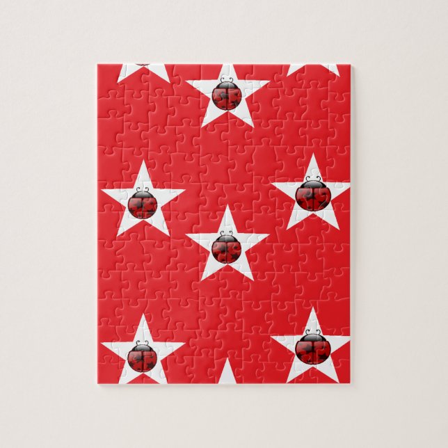 Ladybug stars jigsaw puzzle (Vertical)