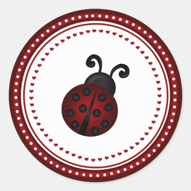Ladybug Sticker (Front)