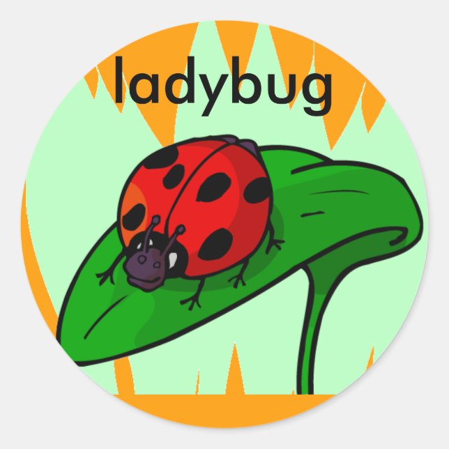 ladybug sticker (Front)