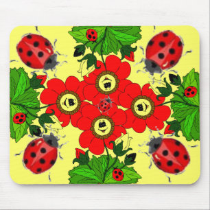 LADYBUG SUMMER! MOUSE PAD